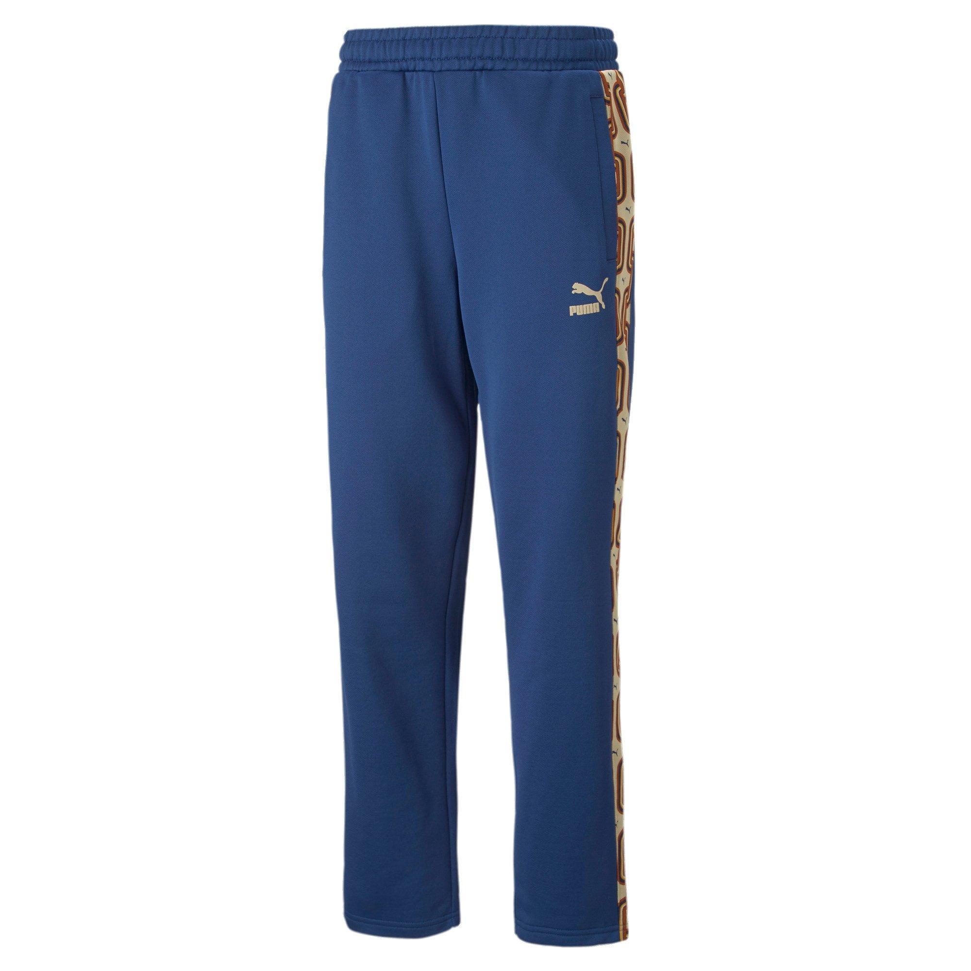 Blue puma hot sale tracksuit bottoms